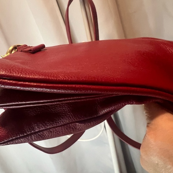 Foley + Corinna Red Crossbody Bag with Gold Hardware - Picture 13 of 14